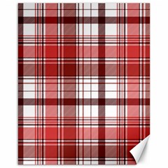 Red Abstract Check Textile Seamless Pattern Canvas 16  X 20  by Wegoenart