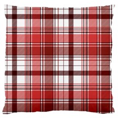 Red Abstract Check Textile Seamless Pattern Standard Flano Cushion Case (one Side) by Wegoenart