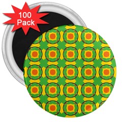 Nadallaa 3  Magnets (100 Pack) by deformigo