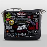 Metal Bands College Messenger Bag Front