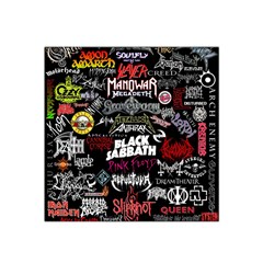 Metal Bands College Satin Bandana Scarf by Sudhe