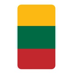 Lithuania Flag Memory Card Reader (rectangular) by FlagGallery