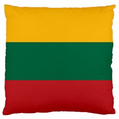 Lithuania Flag Standard Flano Cushion Case (two Sides) by FlagGallery