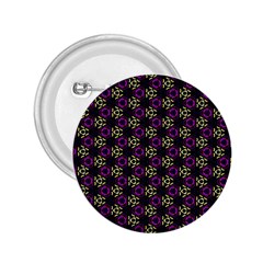 Wallpaper Floral Pattern Purple 2 25  Buttons by Wegoenart