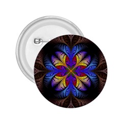 Fractal Flower Fantasy Floral 2 25  Buttons by Wegoenart