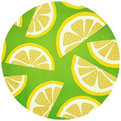 Lemon Fruit Healthy Fruits Food Wooden Puzzle Round by Nexatart