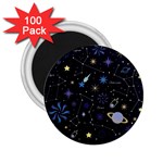 Starry Night  Space Constellations  Stars  Galaxy  Universe Graphic  Illustration 2.25  Magnets (100 pack)  Front