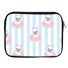 French Bulldog Dog Seamless Pattern Apple Ipad 2/3/4 Zipper Cases by Vaneshart