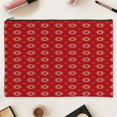 Red Kalider Cosmetic Bag (xxxl) by Sparkle