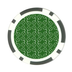 St Patricks Day Poker Chip Card Guard by Valentinaart