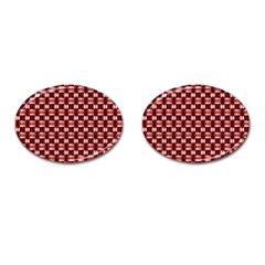 Red Kalider Cufflinks (oval) by Sparkle