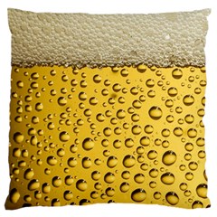 Beer Bubbles Standard Flano Cushion Case (one Side) by Wegoenart