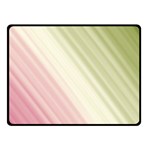 Pink Green Double Sided Fleece Blanket (Small)  45 x34  Blanket Back