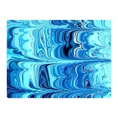 Blue Waves Double Sided Flano Blanket (mini)  by Sparkle