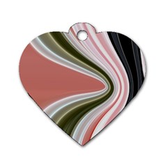 Wrinkle In Time Dog Tag Heart (one Side) by Sparkle