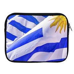 Uruguay Flags Waving Apple Ipad 2/3/4 Zipper Cases by dflcprintsclothing