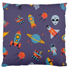 Space Seamless Pattern Standard Flano Cushion Case (one Side) by Vaneshart