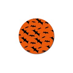 Halloween Card With Bats Flying Pattern Golf Ball Marker (10 Pack) by Vaneshart