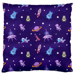 Space Seamless Pattern Standard Flano Cushion Case (one Side) by Vaneshart