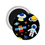 Space Seamless Pattern 2.25  Magnets Front