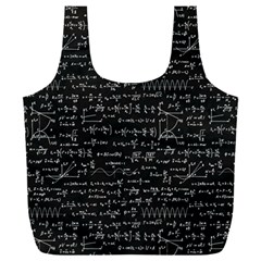 Math Equations Formulas Pattern Full Print Recycle Bag (xxxl) by Vaneshart