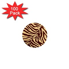 Zebra 2 1  Mini Magnets (100 Pack)  by dressshop