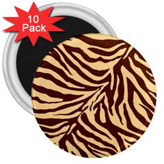 Zebra 2 3  Magnets (10 Pack)  by dressshop