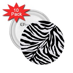 Zebra 1 2 25  Buttons (10 Pack)  by dressshop