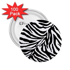 Zebra 1 2 25  Buttons (100 Pack)  by dressshop