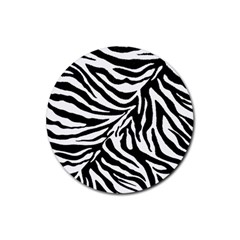 Zebra 1 Rubber Coaster (round)  by dressshop