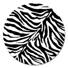 Zebra 1 Magnet 5  (round) by dressshop