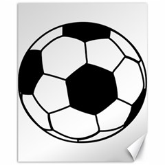 Soccer Lovers Gift Canvas 11  X 14  by ChezDeesTees