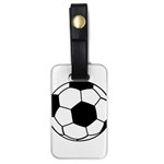 Soccer Lovers Gift Luggage Tag (one side) Front