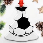 Soccer Lovers Gift Christmas Tree Ornament (Two Sides) Front