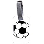 Soccer Lovers Gift Luggage Tag (two sides) Front