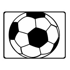 Soccer Lovers Gift Double Sided Fleece Blanket (small)  by ChezDeesTees