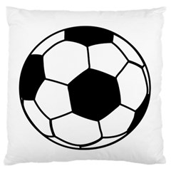 Soccer Lovers Gift Large Flano Cushion Case (two Sides) by ChezDeesTees