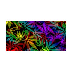 Ganja In Rainbow Colors, Weed Pattern, Marihujana Theme Yoga Headband by Casemiro