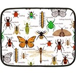 Insects seamless pattern Fleece Blanket (Mini) 35 x27  Blanket