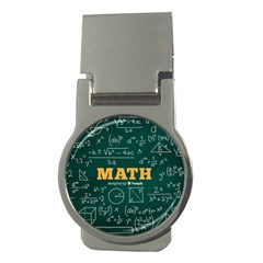 Realistic-math-chalkboard-background Money Clips (round)  by Vaneshart