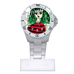 Freddy Girl Wall Plastic Nurses Watch by snowwhitegirl