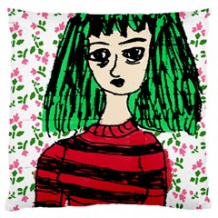 Freddy Girl Wall Large Flano Cushion Case (one Side) by snowwhitegirl