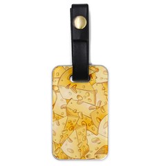 Cheese Slices Seamless Pattern Cartoon Style Luggage Tag (one Side) by BangZart