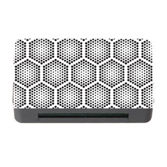 Halftone Tech Hexagons Seamless Pattern Memory Card Reader With Cf by BangZart