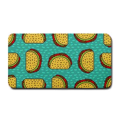 Taco Drawing Background Mexican Fast Food Pattern Medium Bar Mats by BangZart