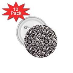 Leopard Spots Pattern, Geometric Dots, Animal Fur Print 1 75  Buttons (10 Pack) by Casemiro