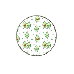 Cute Seamless Pattern With Avocado Lovers Hat Clip Ball Marker (4 Pack) by BangZart