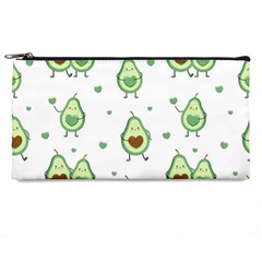 Cute Seamless Pattern With Avocado Lovers Pencil Case by BangZart