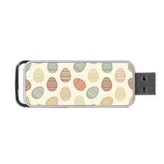 Seamless Pattern Colorful Easter Egg Flat Icons Painted Traditional Style Portable Usb Flash (one Side) by BangZart