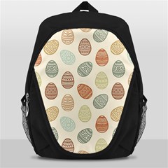 Seamless Pattern Colorful Easter Egg Flat Icons Painted Traditional Style Backpack Bag by BangZart